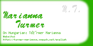 marianna turmer business card